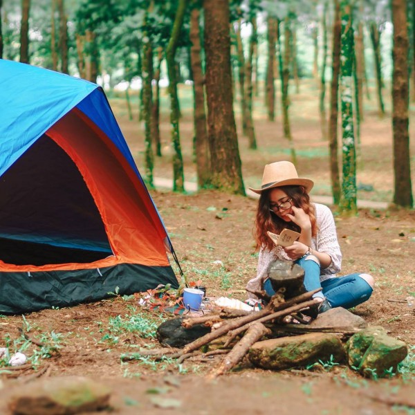 Cắm trại trong rừng Cúc Phương